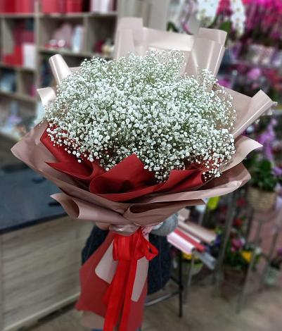 Букет цветов из: Гипсофила в Боровихе