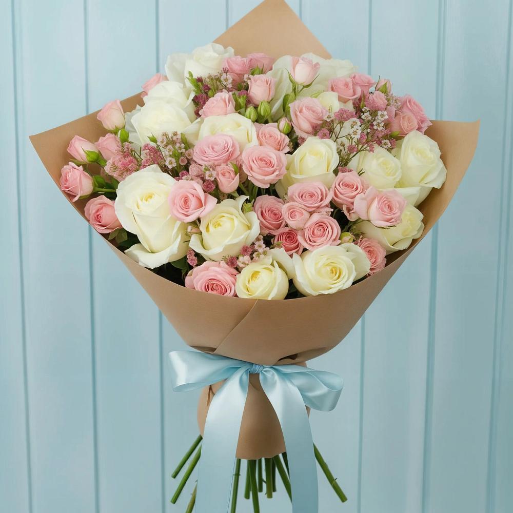 Букет цветов из: Розы в Боровихе