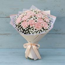 Букет цветов из:  Гвоздики в Боровихе