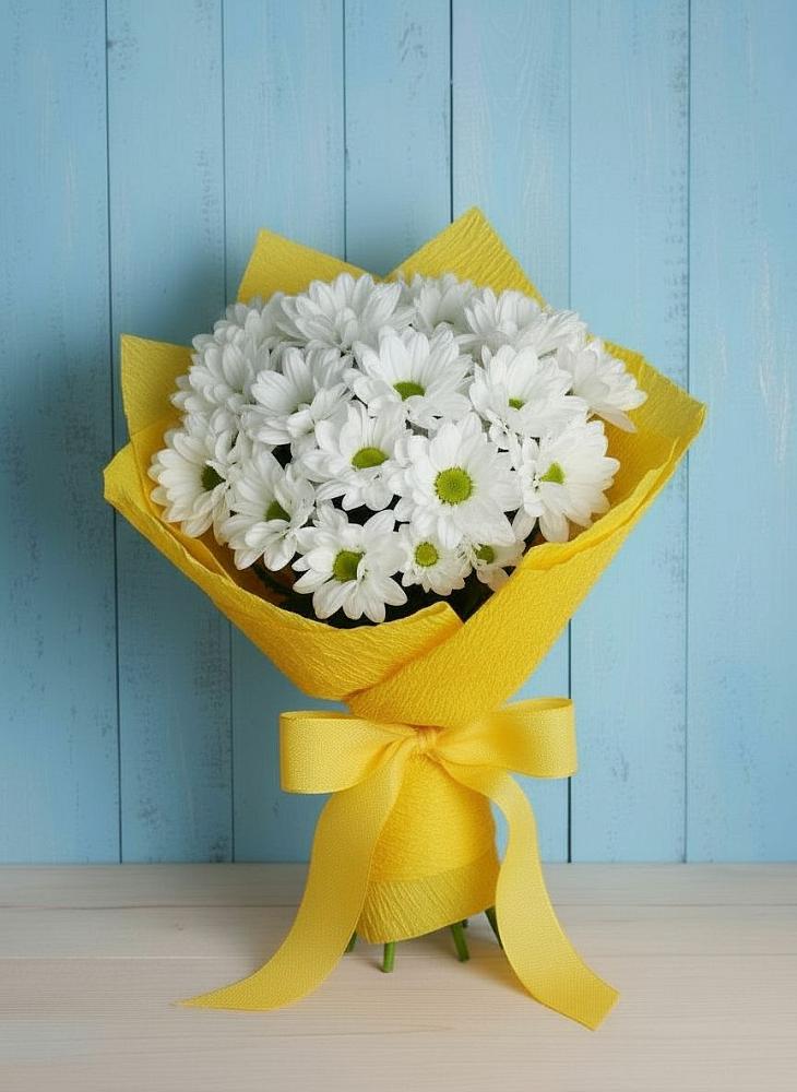 Букет цветов из: Хризантемы в Боровихе