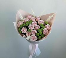 Букет цветов из:  Розы и Хризантемы в Боровихе