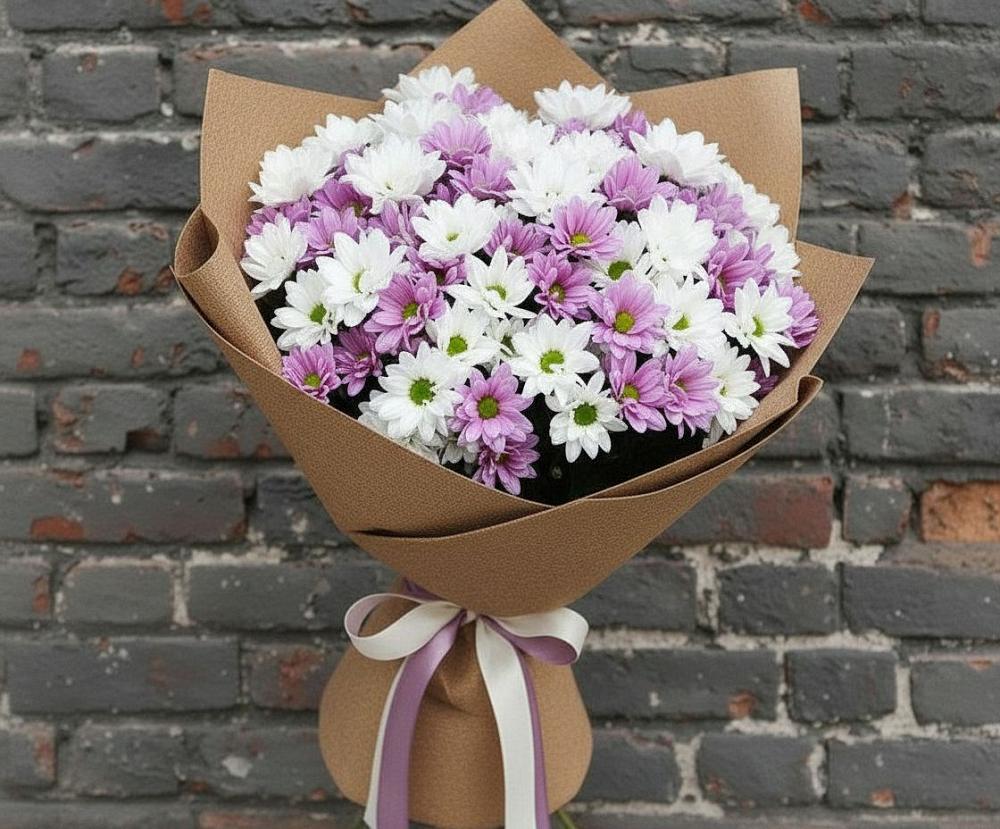 Букет цветов из: Хризантемы в Боровихе