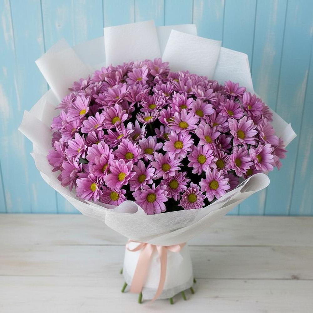 Букет цветов из: Хризантемы в Боровихе