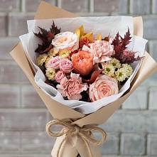 Букет цветов из:  Гвоздики, Хризантемы и Розы в Боровихе