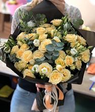 Букет цветов из:  Розы и Лизиантусы #REPLACE_PRED# Боровихе