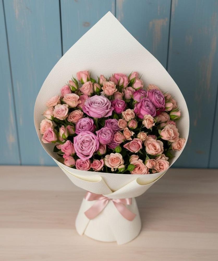 Букет цветов из: Розы в Боровихе