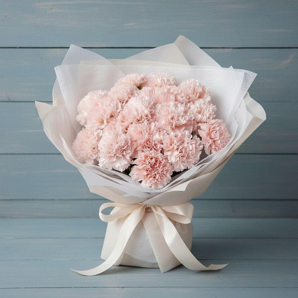 Букет цветов из: Гвоздики в Боровихе