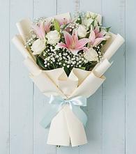 Букет цветов из:  Лилии #REPLACE_PRED# Боровихе